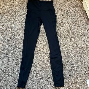 Lululemon black fast and free leggings